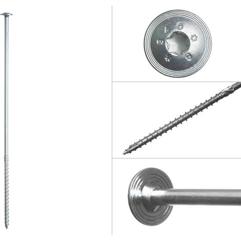Tellerkopfschrauben Verzinkt Torx 8 x 320 mm - Schachtel 50 Stück