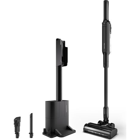 Nilfisk MOVE  Akku-Staubsauger 2-in-1 mit Ladestation – Sehr leicht, 150 W, 30 Min Laufzeit, Beutellos – Schwarz
