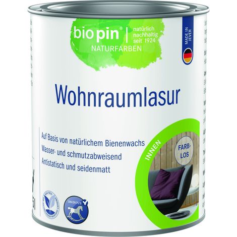 Biopin Wohnraumlasur 375 ml farblos Holzlasur