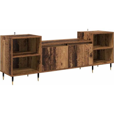Maison Exclusive - Mobile TV Legno vecchio 160 x 35 x 55 cm Legno multistrato