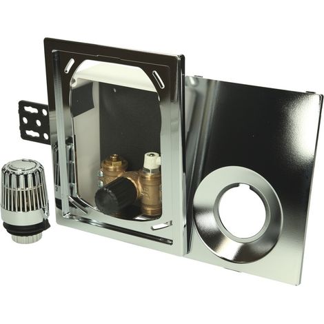 HEIMEIER Caja empotrada Multibox RTL con RTL, cromado, 9304-00.801