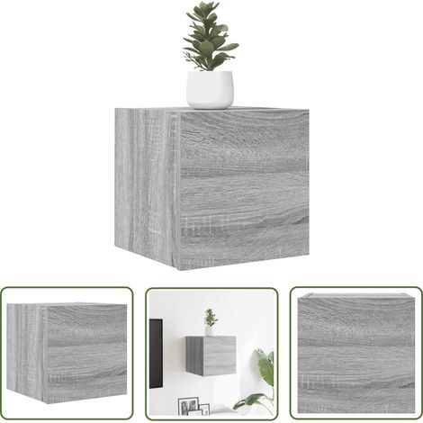 Etagére mural Sonoma gris 30,5x30x30 (1/5)
