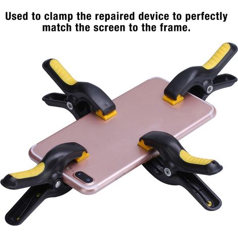 Ensemble de 4 clips universels en plastique pour écran LCD de téléphone portable/iPad - Outil de réparation (1/5)