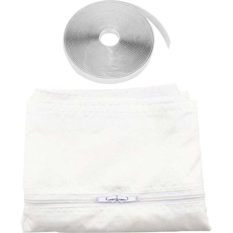 Joint Climatiseur Fenêtre Coulissante Tissu Oxford Thermique Adhésif 300 à 400 cm Blanc (1/4)