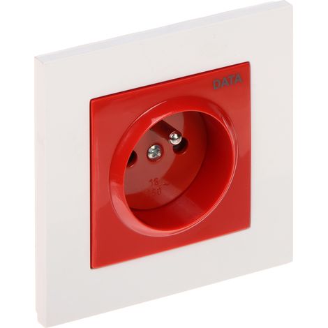 Einzelsteckdose mit Rahmen SANTRA/4142-10/EPN 230V 16A Elektro-Plast