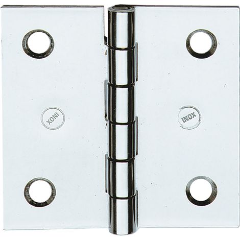 CERNIERA IN ACCIAIO INOX ART.850IN mm. 40 x 30 - pz. 2  - Blister Koncreto