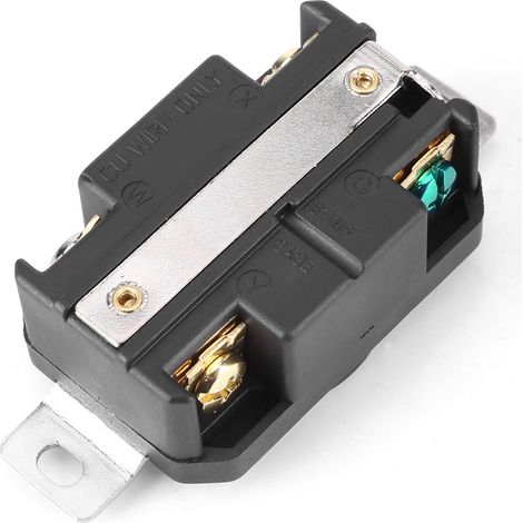 Fiche électrique verrouillable NEMA L14-20R 20A 125V-250V pour cordon d'alimentation de générateur (1/5)