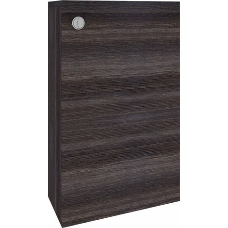 Aquariss 500mm Bathroom Back to Wall Toilet Unit Grey Flat Pack (1/4)