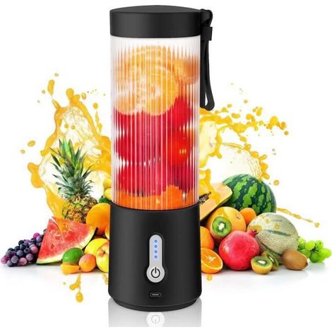 Mixeur Portable - - Mini Blender - Type-C Rechargeable - 450 ml - 18 000 Vitesses (1/4)