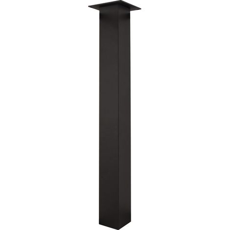 SIMAUSROM Tischfuß 70 x 70 x 720 mm Aluminium schwarz (1/3)