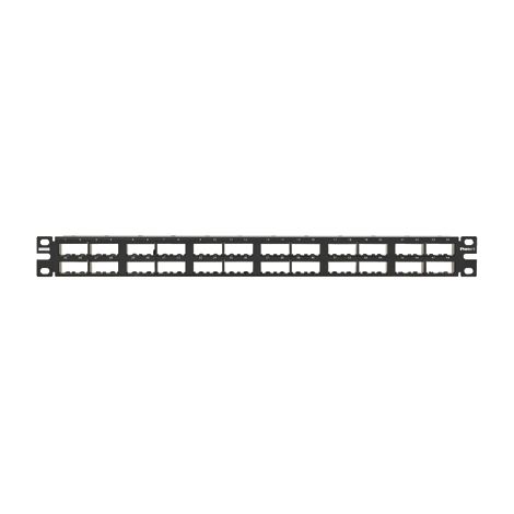 PANDUIT CPP48HDEWBL 48-PORT FLAT HIGH-DENSITY ENHANCED LABELING PATCH PANEL, BLACK (1/2)