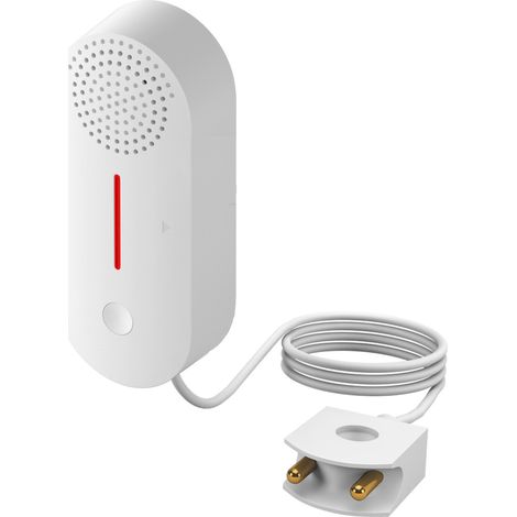 Wassermelder mit WLAN-Alarm und Wasserstandssensor, 100 dB lauter Wassersensor, batteriebetrieben, kompatibel mit der Tuya Smart Life App, für Küchen, Keller, Waschbecken, Fußböden