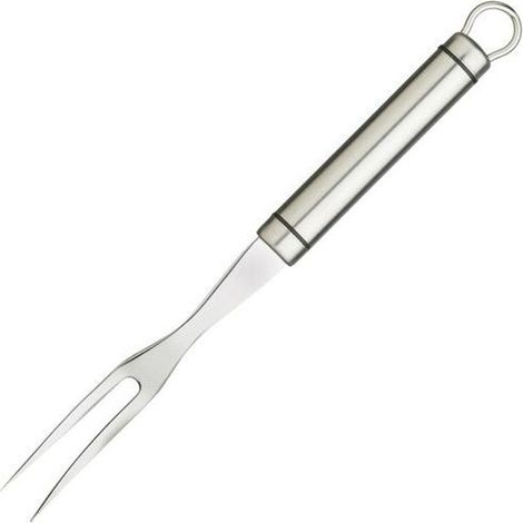 Fourchette à viande robuste en acier inoxydable, 25 cm