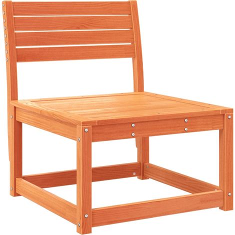 Maison Exclusive - Divano da Giardino Marrone Cera in Legno Massello Pino
