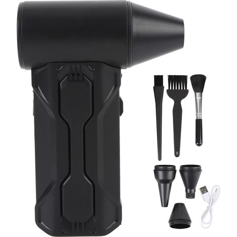 Ortviai Souffleur Électrique Turbo 160000 tr/min, 3 Vitesses, Batterie Intégrée 5000 mAh, pour Claviers, Électronique et Voiture (1/5)