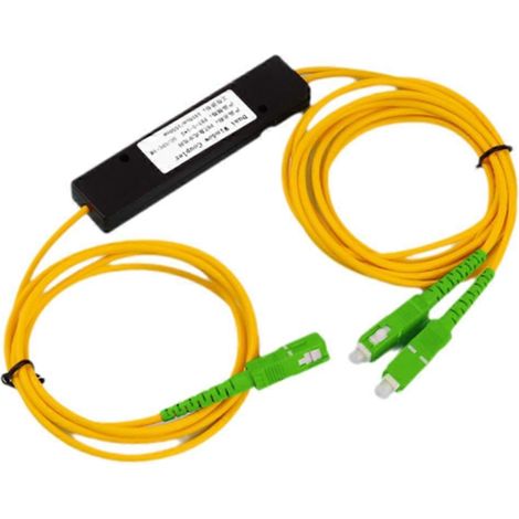 Répartiteur de fibre optique SC/APC 1/2", coupleur à double fenêtre, compatible avec les systèmes de communication par fibre optique (1/5)