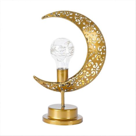 Runde, eiserne Mond-Modelllampe im muslimischen Stil B (1/5)