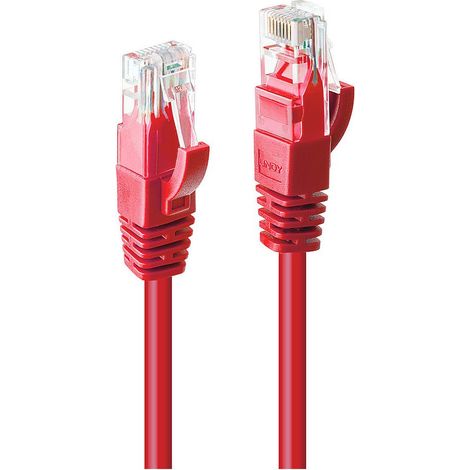 Lindy 48036 Netzwerkkabel Rot 7,5 m Cat6 U/UTP (UTP)