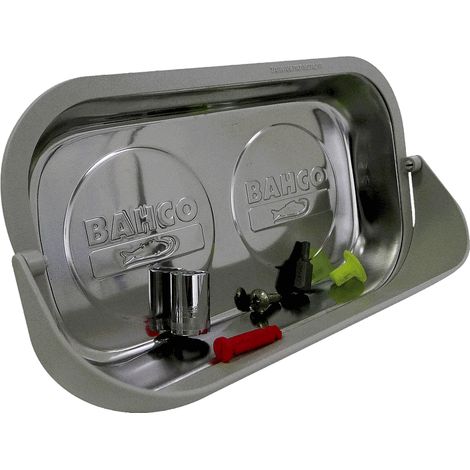 BAHCO - Plateau rectangulaire magnétique avec extension PVC 240 x 140 mm (1/2)