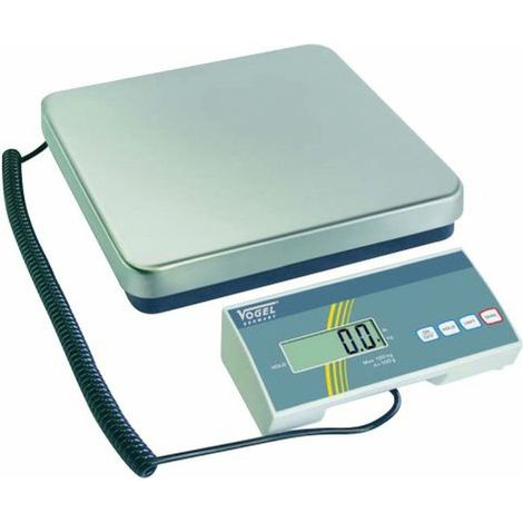 Bilancia elettronica VOGEL, portata massima 60 kg, precisione digitale e design compatto. (1/2)