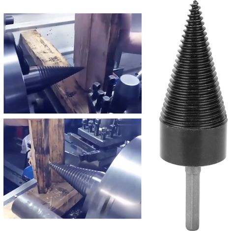 Großer (42 mm) Holzspalter mit sechseckigem Griff, Sechskantform (1/5)