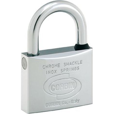 Cadenas CORBIN standard à anse de 50 mm, conditionné sous blister pour usage marin
