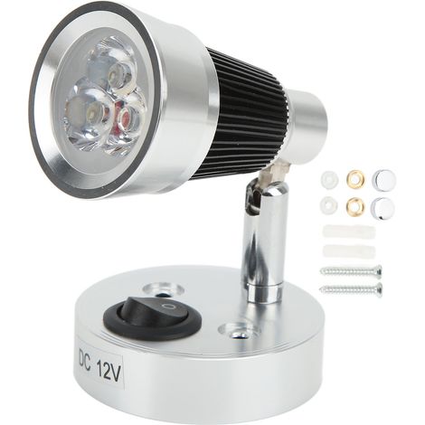 Verstellbare LED-Leseleuchte für Wohnmobile, Wohnwagen und Boote – warmweißes Licht (1/5)