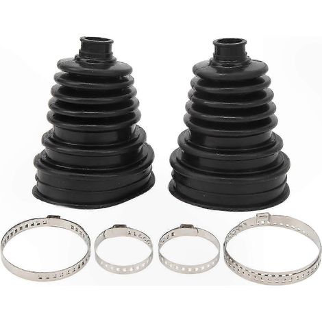 Kit de soufflets de cardan universels - 2 soufflets de joint homocinétique haute flexibilité pour applications automobiles (1/4)