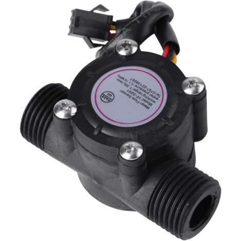 Capteur de débit d'eau haute précision DN15 G1/2, débitmètre à effet Hall 1-30 L/min (1/5)