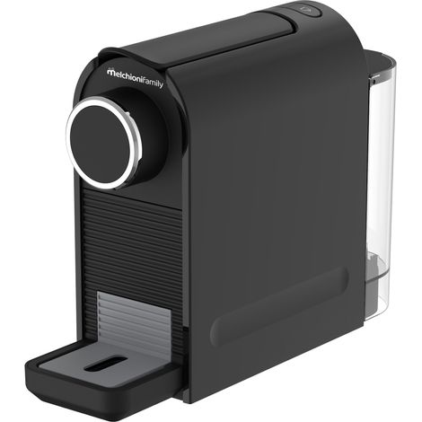 Cafetière compatible avec capsules avec pompe de 20 bar, 2 boutons expresso long et court, réservoir de 0,5 l, design compact avec repose-tasse réglable, 1400 W (1/5)