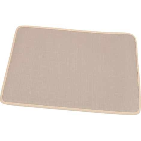 3pcs Housses Canapé Jupe Élastique Bas Polyester Polyuréthane Toutes Saisons – Enveloppe Complète 1 2 3 Places, Beige (1/4)