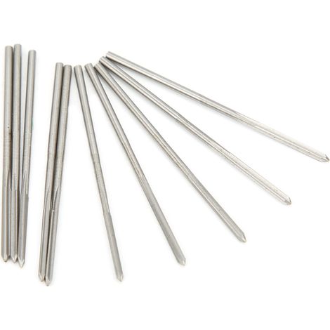 10 Stück 1,7 mm vollgeschliffene HSS-Reibahle als Schneidwerkzeug für Maschinen mit geradem Schaft (1/5)
