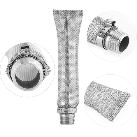 Filtre à houblon inox 304 pour brassage maison, passoire à bière, outil de filtration 15 cm, tamis robuste réutilisable. (1/5)