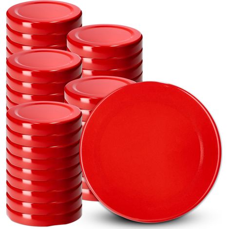 KADAX Deckel fi58 Packung 50 Stück rot
