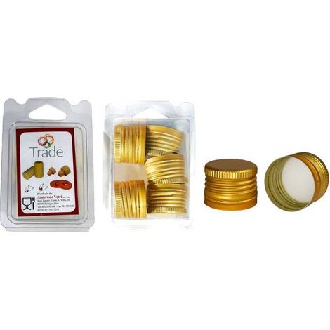 TAPPO A VITE P/DAMA NUDA D 35X18MM 5 PZ