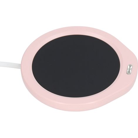 Rosa 220V Tassenwärmer-Set, thermostatgesteuerter Halter für Kaffee, Tee, Büro, elektrischer Tassenwärmer (1/5)