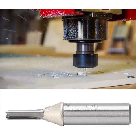 Fraise à trois dents AK47-1/2620-3T, queue cylindrique, pointe en carbure de 1/2 pouce. (1/5)