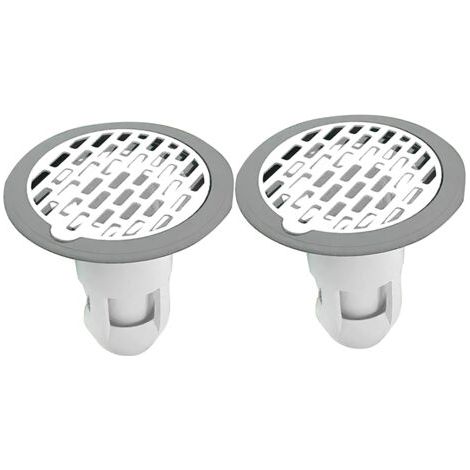 Clapet anti-retour pour bonde de douche/lavabo - Canal central - Anti-odeurs - Pour cuisine, salle de bain - Clapet anti-retour pour canalisation de salle de bain - Joint d'étanchéité pour bonde de so (1/5)