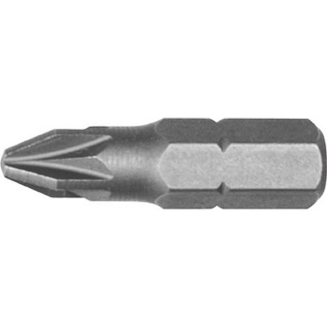 Conector semi-duro, para Tornillo Phillips 1/4'' PZ, 25 mm de largo, dimensiones : PZ 2, Largo total 25 mm