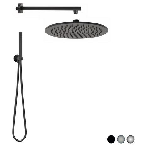 KIT SOFFIONE TONDO SEVEN Spazzolato