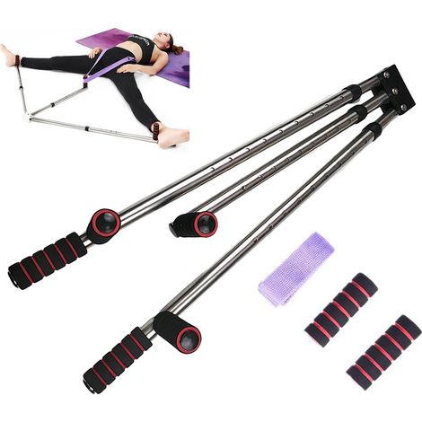 Écarteur de jambes plat cheval étirement entraînement réglable souplesse jambe (1/5)