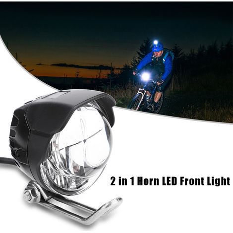 Phare avant LED 2 en 1 pour vélo électrique, scooter et cyclomoteur 12V-80V (1/5)