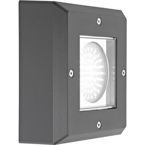 LUXMUR 3 Applique Mur Ext. GX53 IP66 IK07 carré graphite Lpe non incl. ARIC 1740 (1/3)