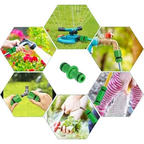 10 Stück Doppelkupplungen Schlauchverlängerungen, grüne Gartenschlauchkupplungen für Autowäsche und Gartenschläuche – langlebig und praktisch (1/4)