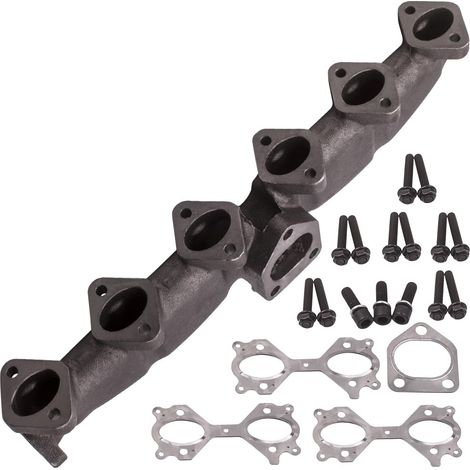 BFO – Collecteur d'échappement BMW 525d 530d 330d 325d X5 X3 – Fer ductile qualité supérieure – Installation professionnelle recommandée