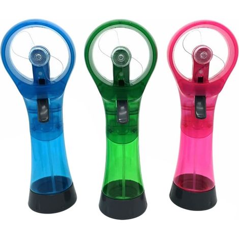 Ventilateur brumisateur portable à piles (lot de 3) (1/5)