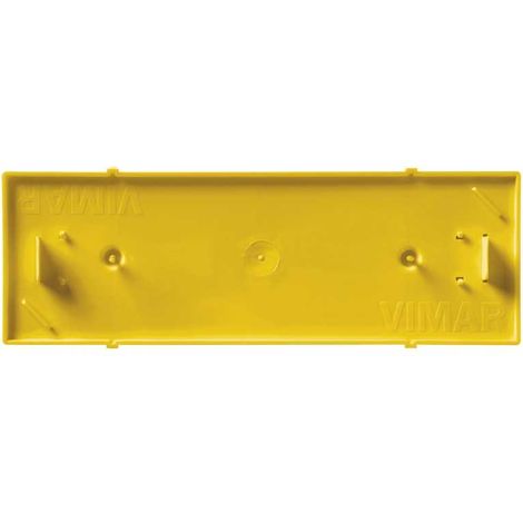 V71326 Tapa Antisalpicaduras Protectora para Cajas Amarillo 7 Puestos