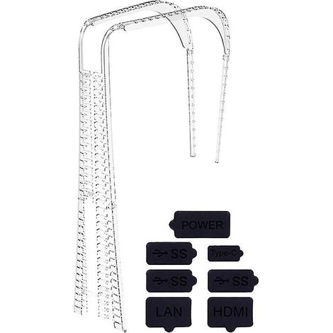 Bouchons anti-poussière pour lecteur optique, cache-poussière pour port de chargement de la console hôte (1/4)