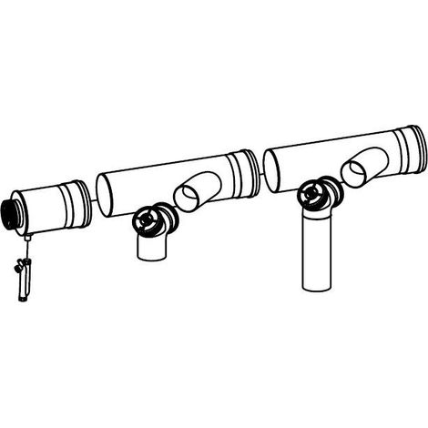 Vaillant Set raccordo base cascata doppia 160m VC 806-1206/5-5 in serie, 0020106412