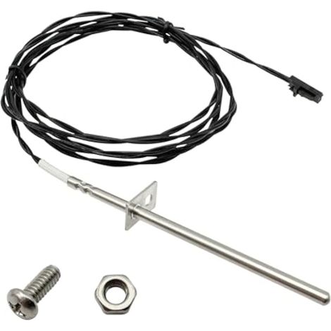 3-20-00744 Sonde thermistance noire pour poêle à bois et charbon DVC500 compatible avec les poêles à bois et charbon DVC500 744 (1/5)